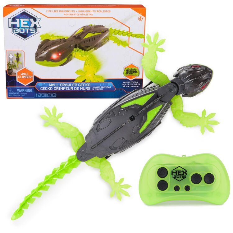 Spin Master Hex Bots Glowing Wall Crawler Gecko