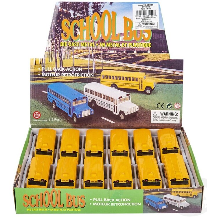 Toy Network 5" Diecast School Bus