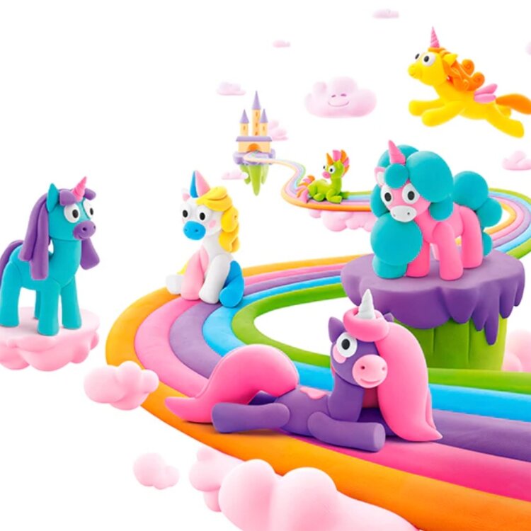 Fat Brain Hey Clay | Rainbow Unicorns