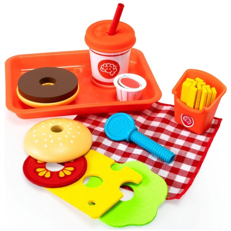 Fat Brain Pretendables | Burger & Fries