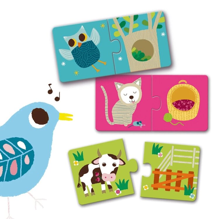 DJECO Puzzle Duo Habitat