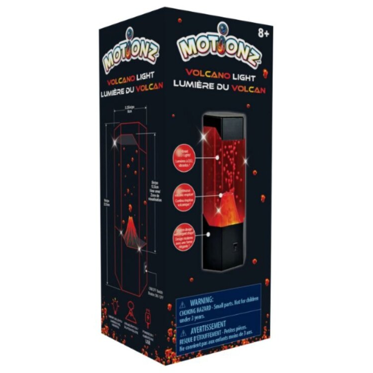 Incredible Group Motionz LED Volcano Lamp