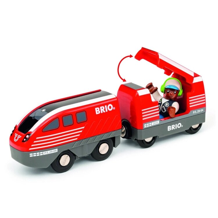 Brio Pull Back Train Set