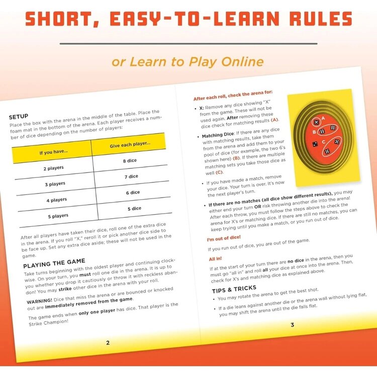 Ravensburger Strike Dice Game