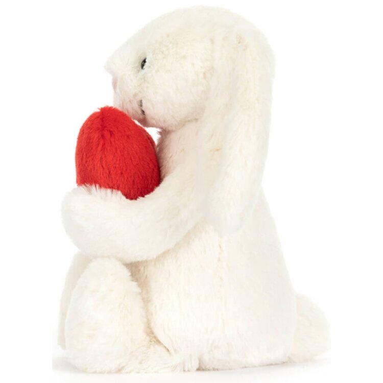 Jellycat Bashful Bunny | Red Love Heart
