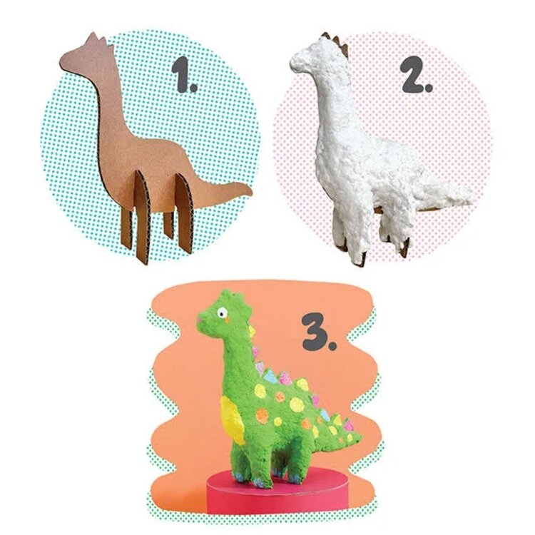 Bright Stripes Paper Mache All Day