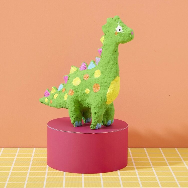 Bright Stripes Paper Mache All Day