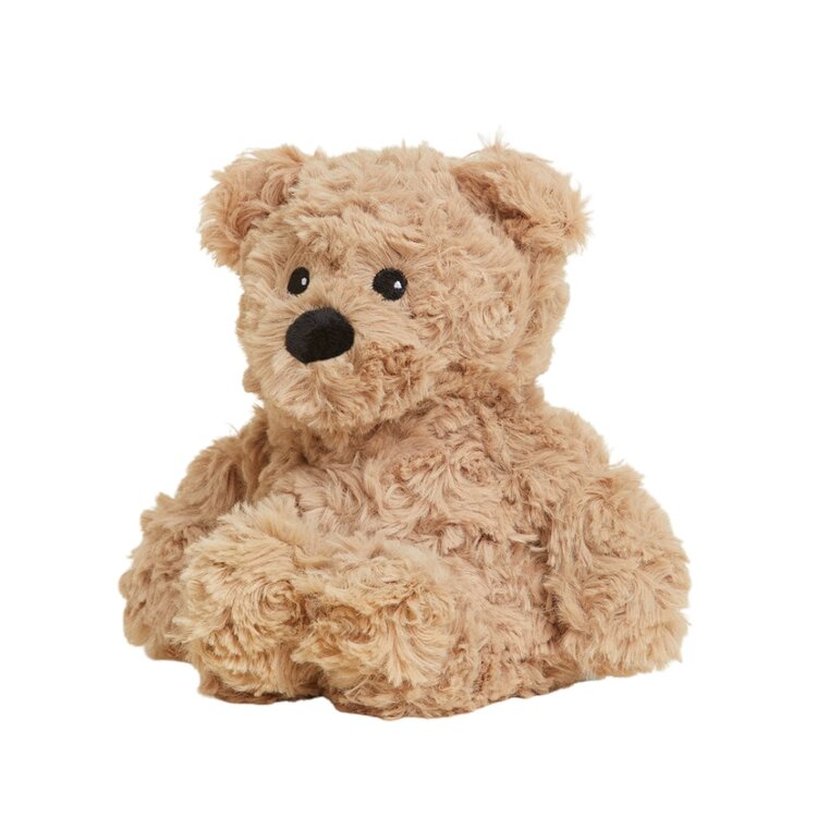 Warmies Brown Curly Bear Jr.