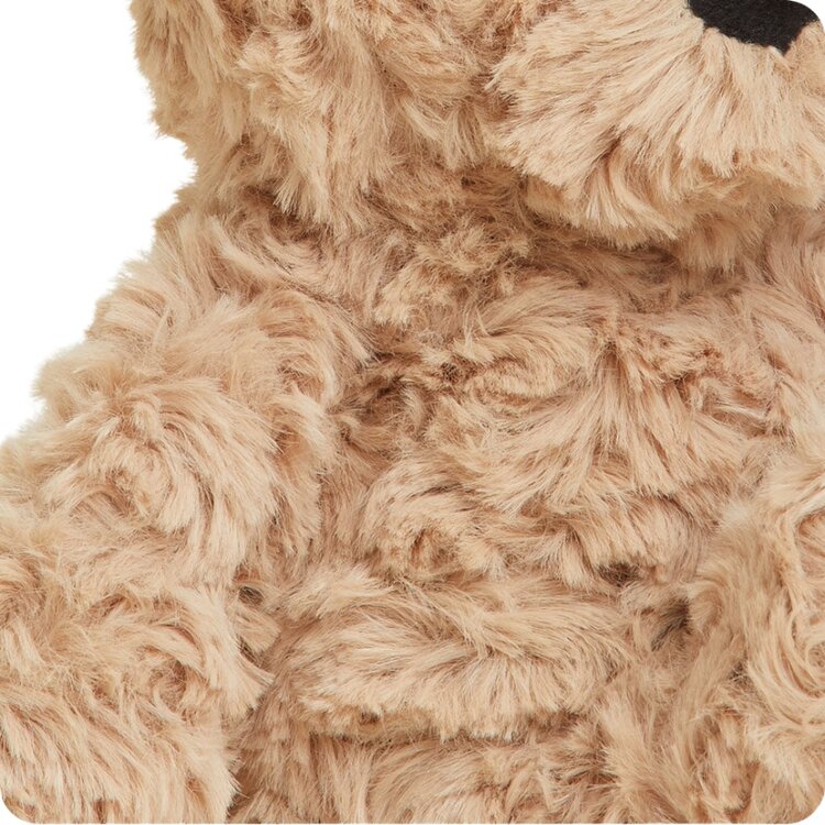 Warmies Brown Curly Bear Jr.