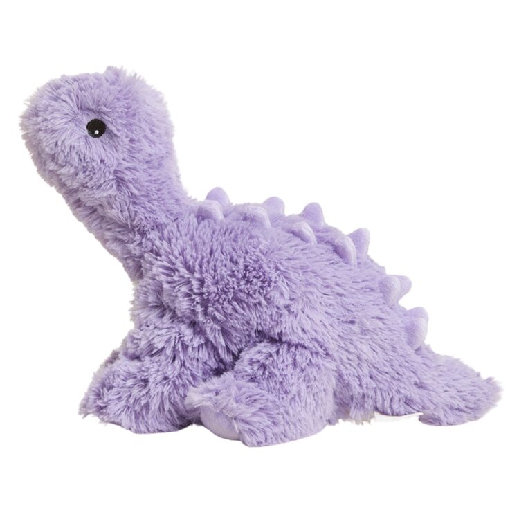 Warmies Purple Long Neck Dinosaur