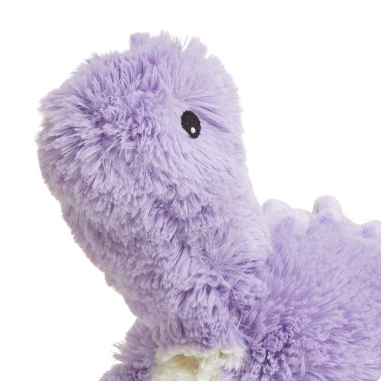 Warmies Purple Long Neck Dinosaur