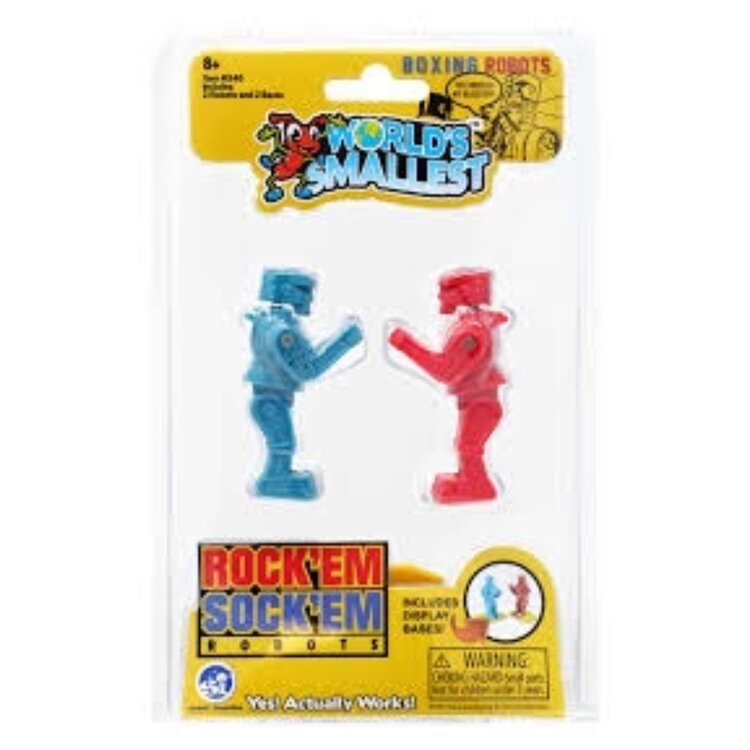 World's Smallest Rock 'Em Sock 'Em Robots