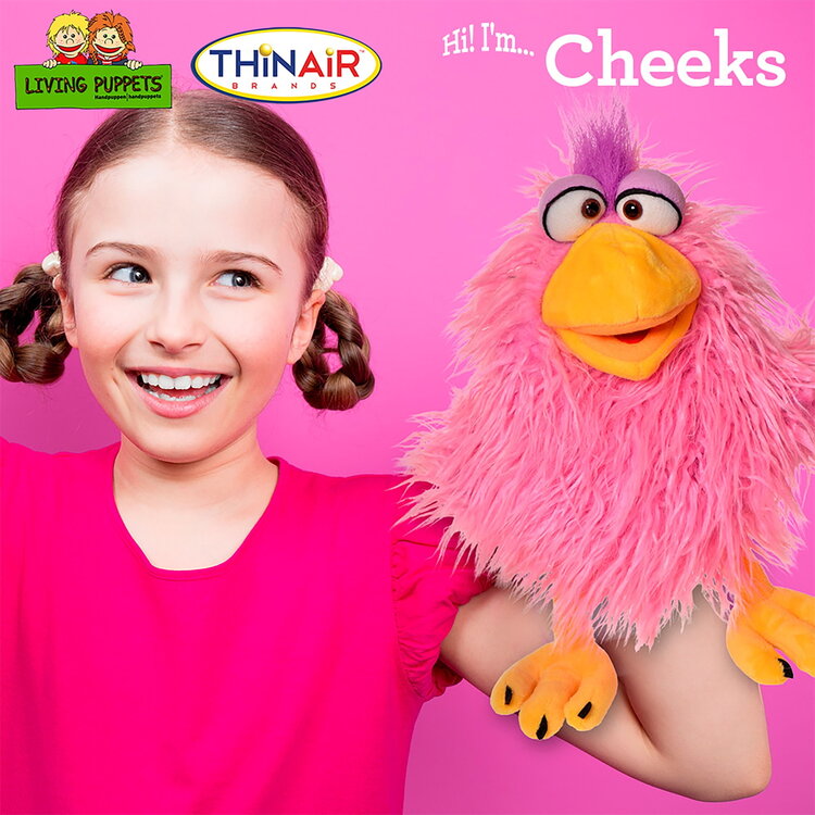 THiN AiR Living Puppets | Cheeks 14"