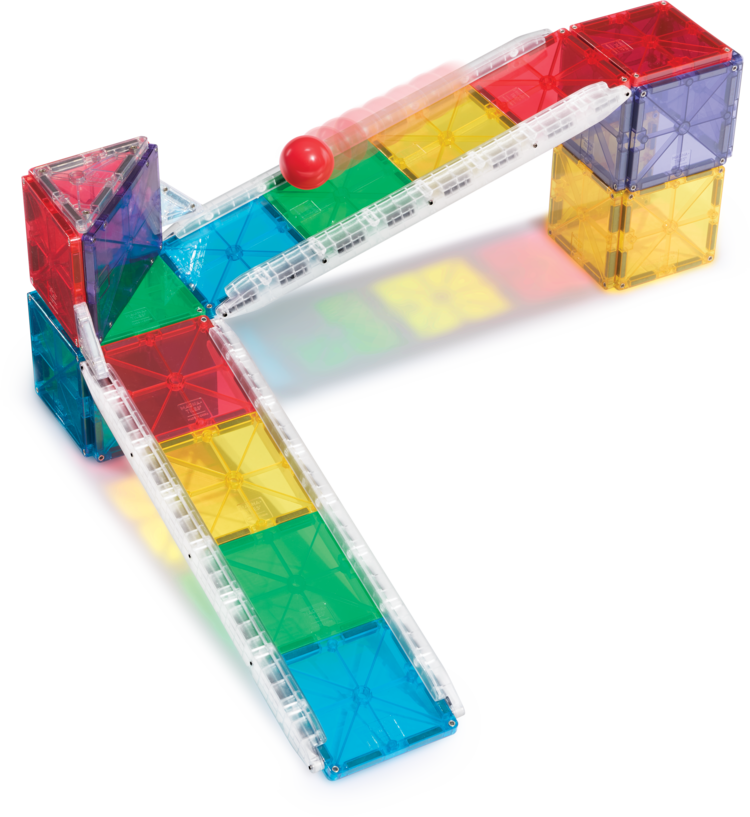 Magna-Tiles Rail Racers | 33 pc