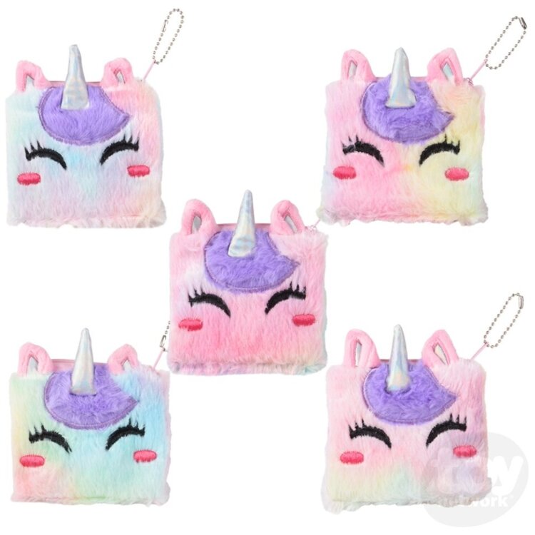 Toy Network Plush Unicorn Coin Purse