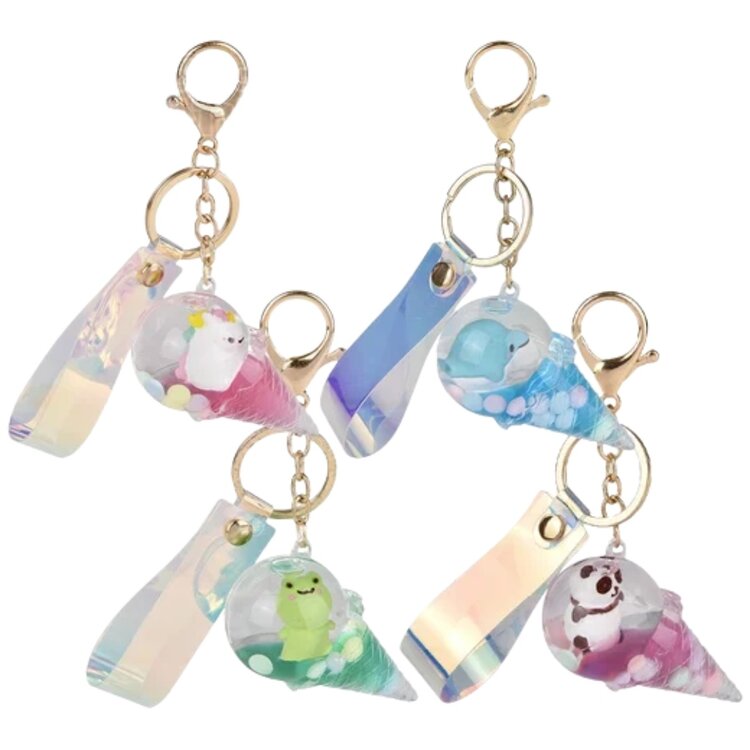 Toy Network Kawaii Animal Ice Cream Liquid Clip On