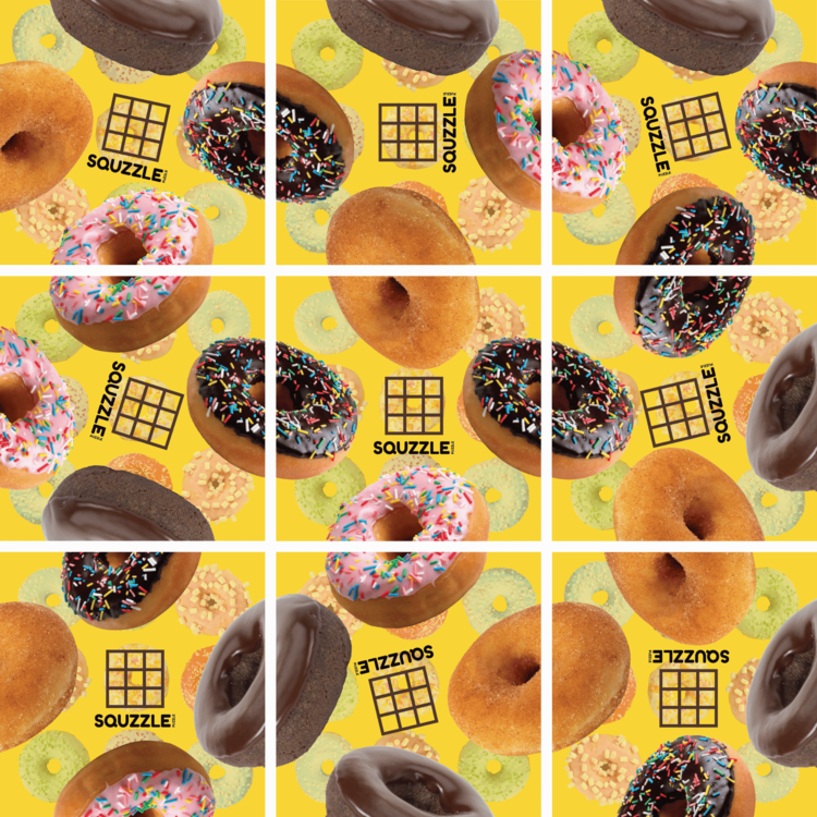Fun Squared Squzzle Puzzle | Donuts