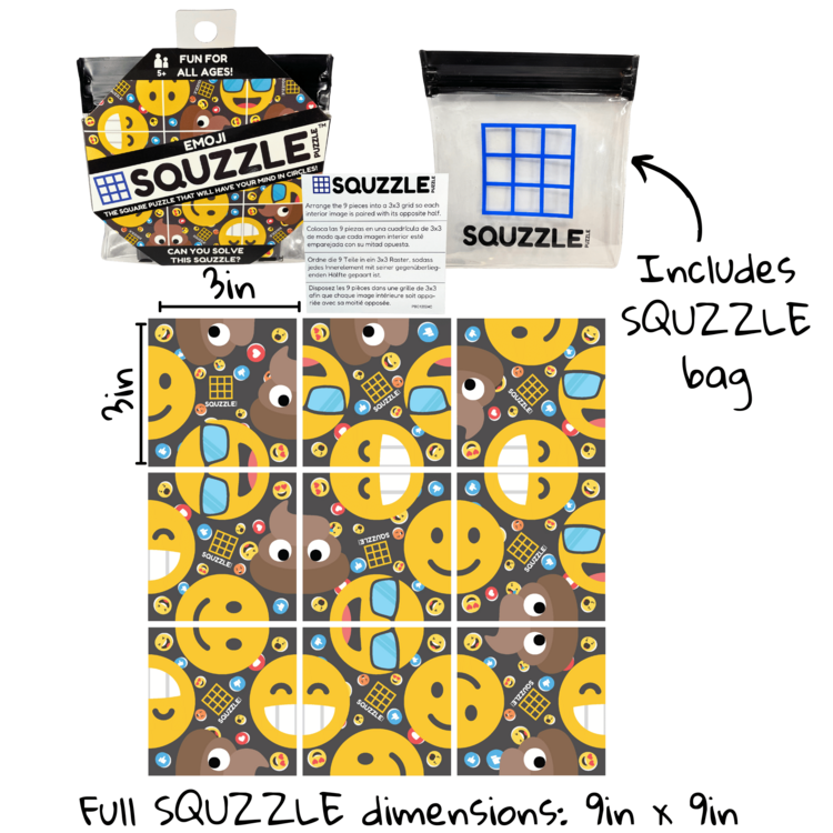 Fun Squared Squzzle Puzzle | Emoji