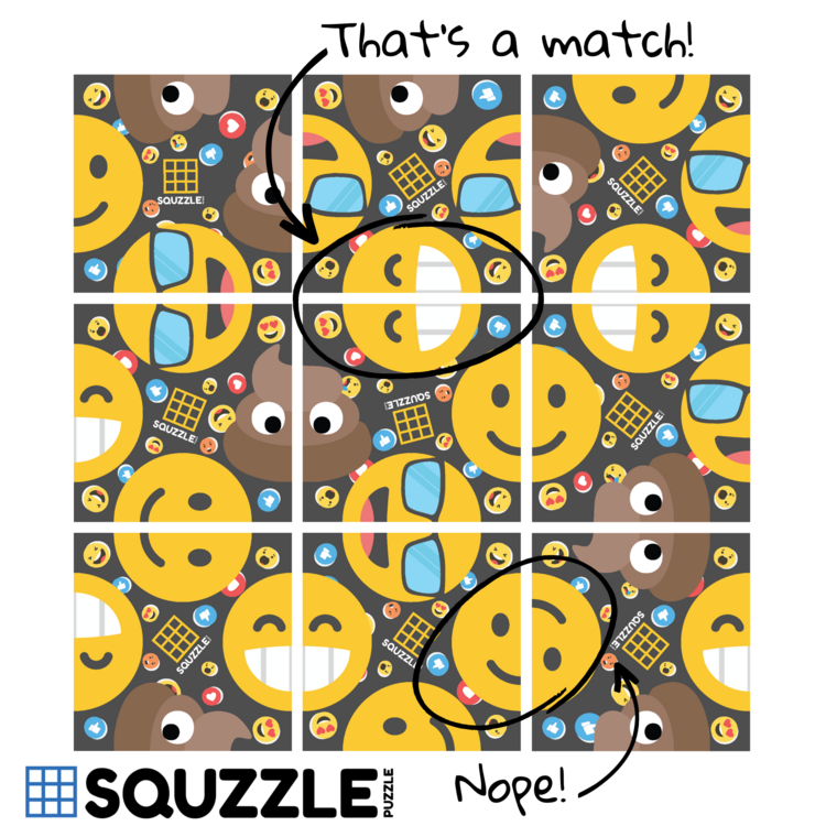 Fun Squared Squzzle Puzzle | Emoji
