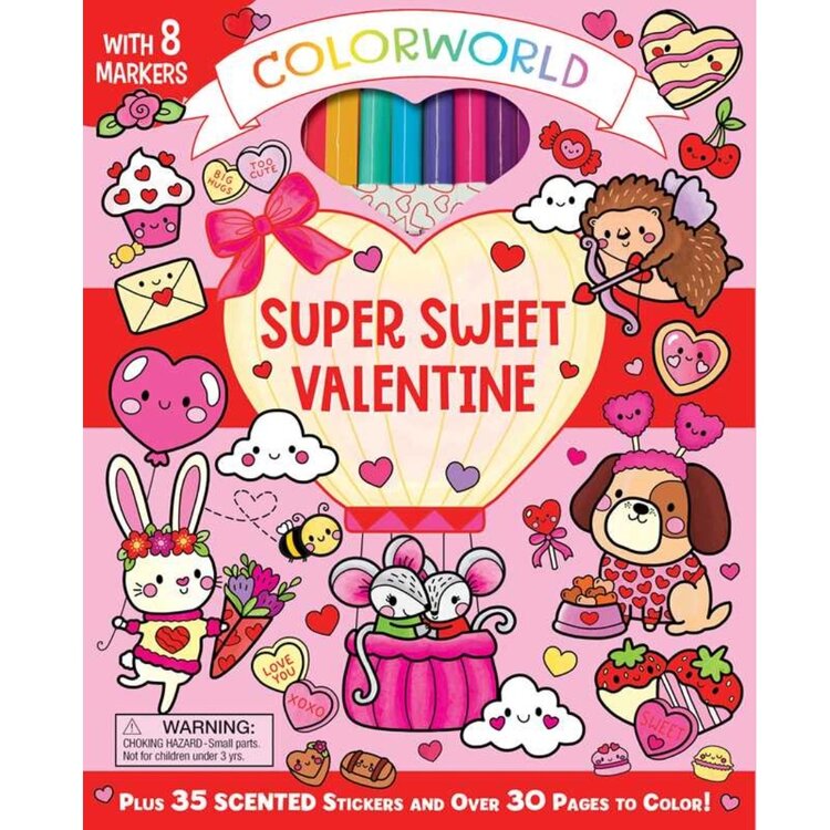 Simon & Schuster Colorworld: Super Sweet Valentine