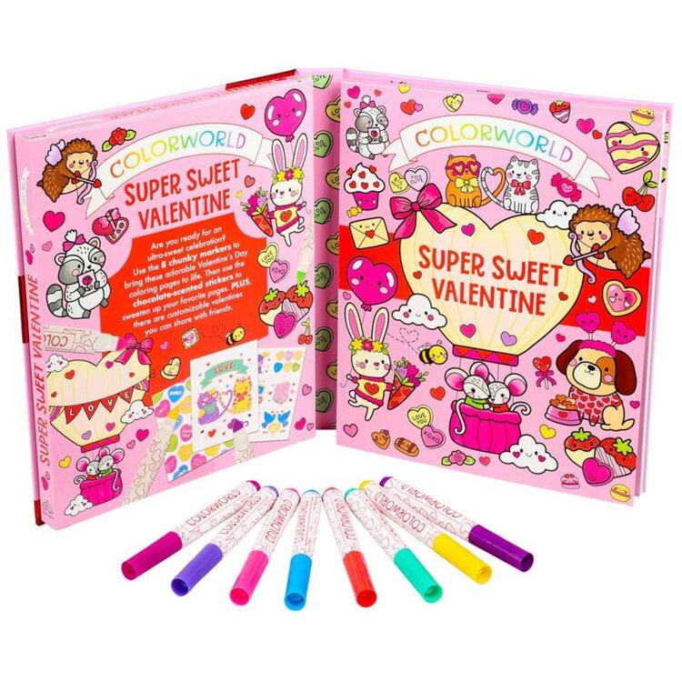 Simon & Schuster Colorworld: Super Sweet Valentine