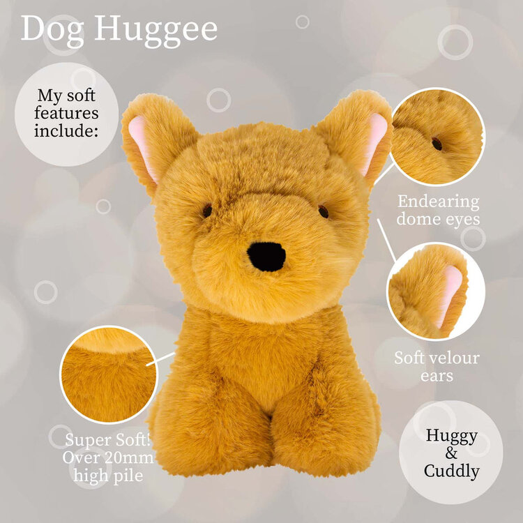 Beverly Hills Teddy Bear Co Brown Baby Dog (11")