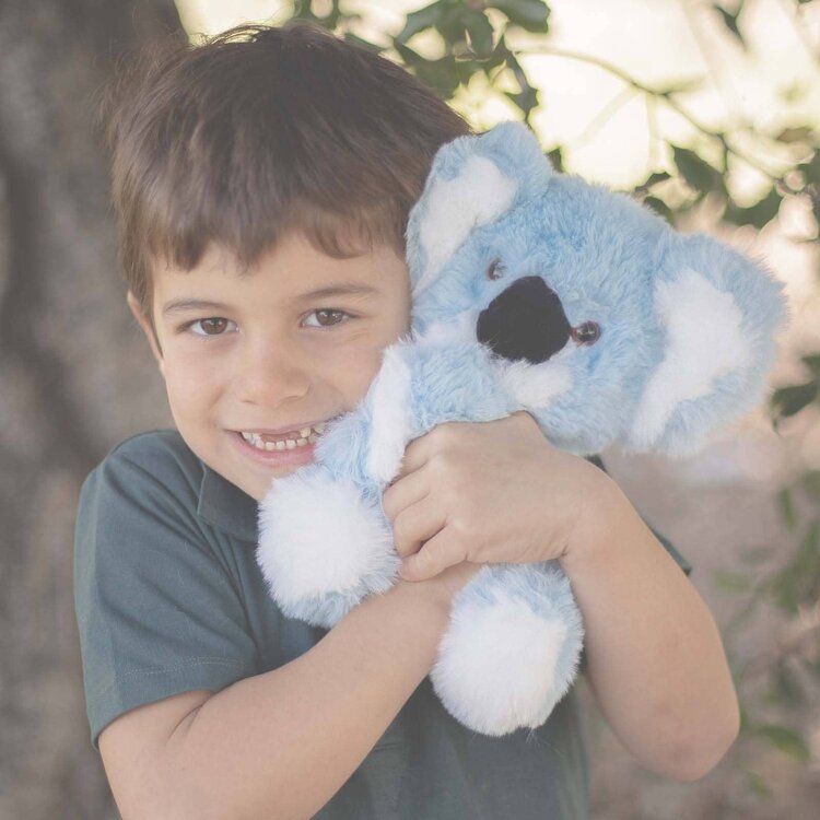 Beverly Hills Teddy Bear Co Baby Light Blue Koala (11")