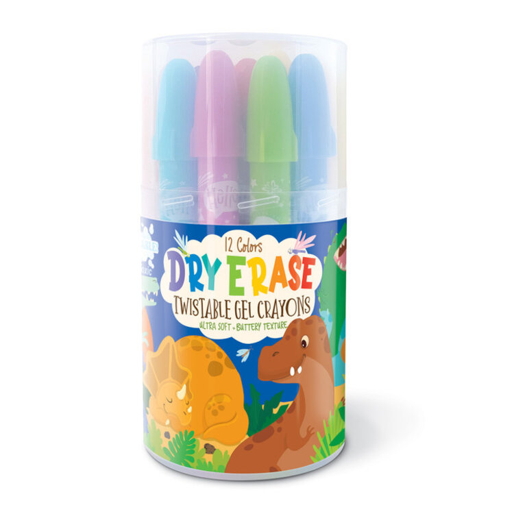 The Piggy Story Dry Erase Gel Crayons | Dinosaur