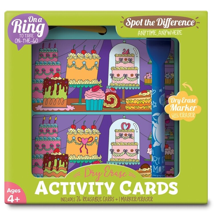 The Piggy Story Dry Erase Activity Cards | Spot the Difference