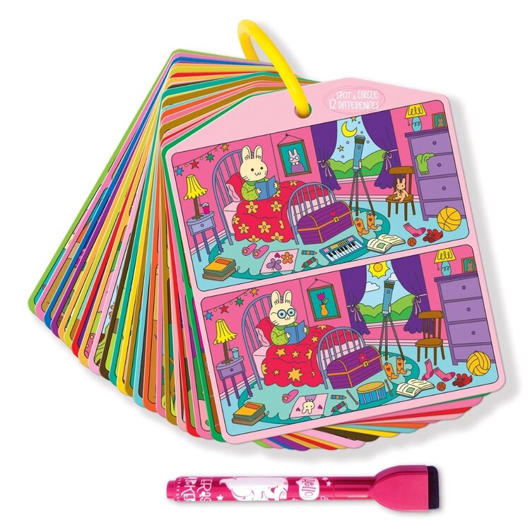 The Piggy Story Dry Erase Activity Cards | Spot the Difference