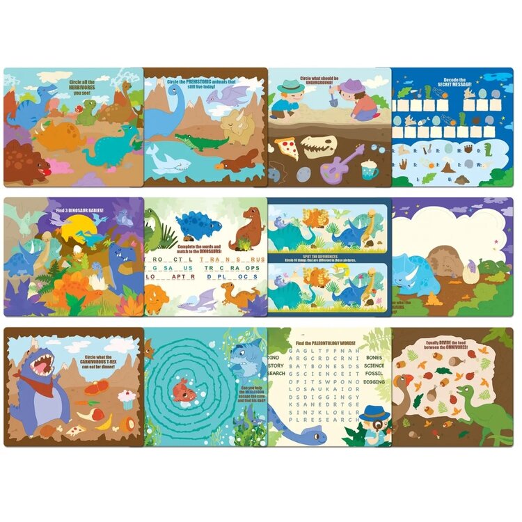 The Piggy Story Dinosaur World | Dry Erase Activities To Go