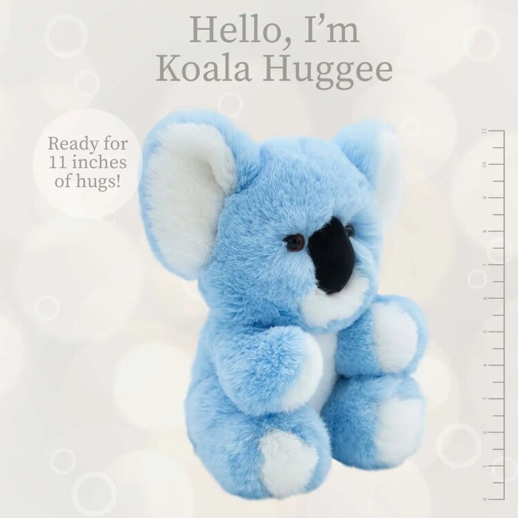Beverly Hills Teddy Bear Co Baby Light Blue Koala (11")