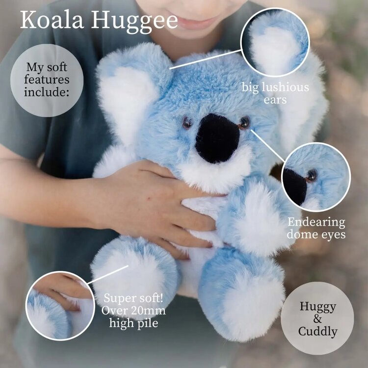 Beverly Hills Teddy Bear Co Baby Light Blue Koala (11")
