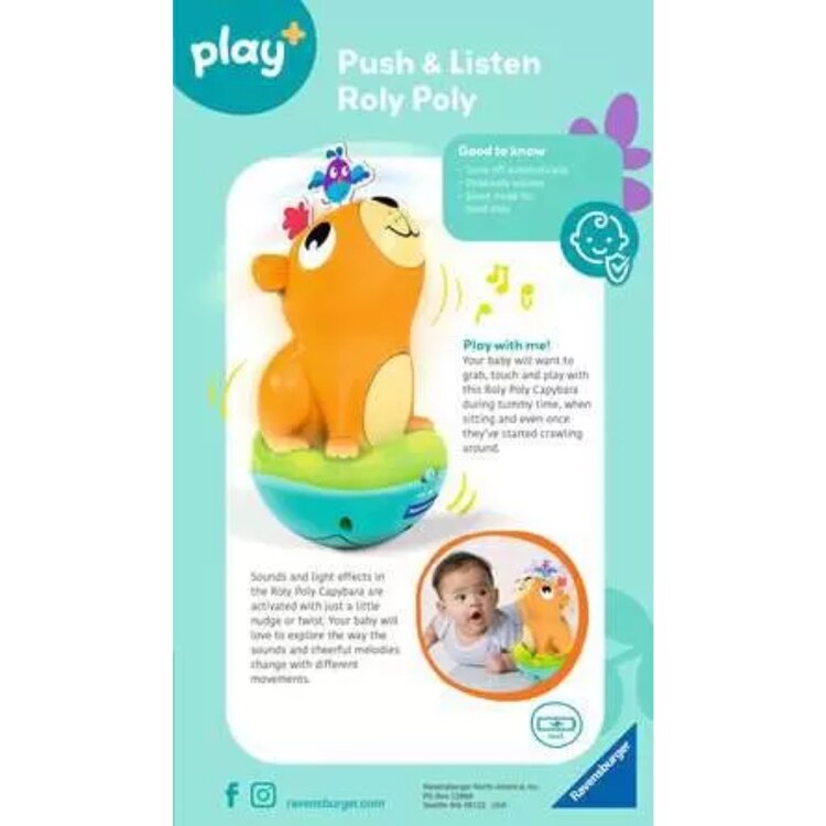 Ravensburger Push & Listen Roly Poly: Capybara