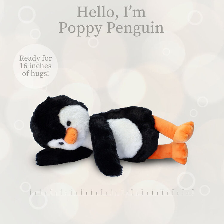 Beverly Hills Teddy Bear Co Lushees | Poppy Penguin (16")