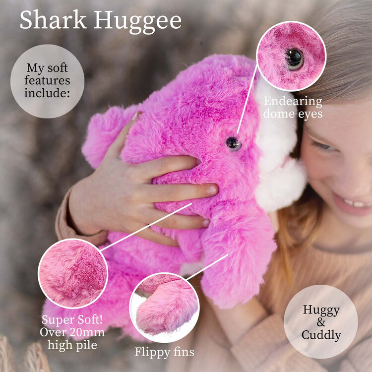 Beverly Hills Teddy Bear Co Pink Baby Shark | 11"