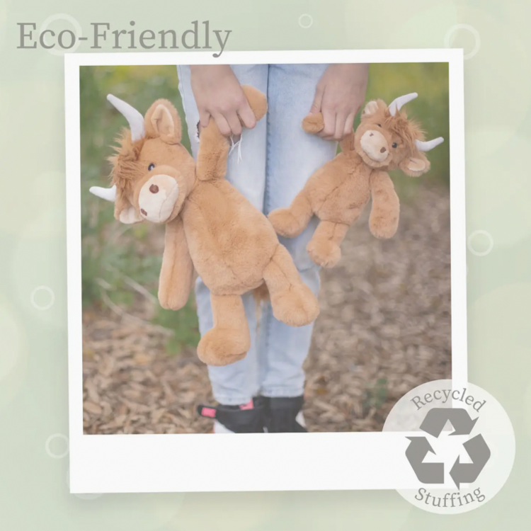 Beverly Hills Teddy Bear Co Lushee | Highlandee Cow (16")