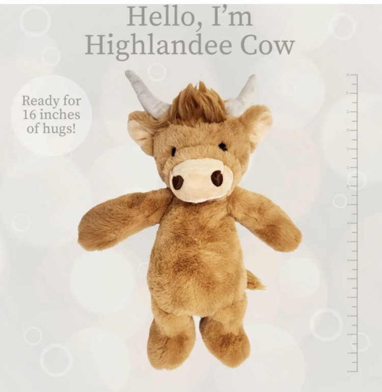 Beverly Hills Teddy Bear Co Lushee | Wuz Highland Cow (16")