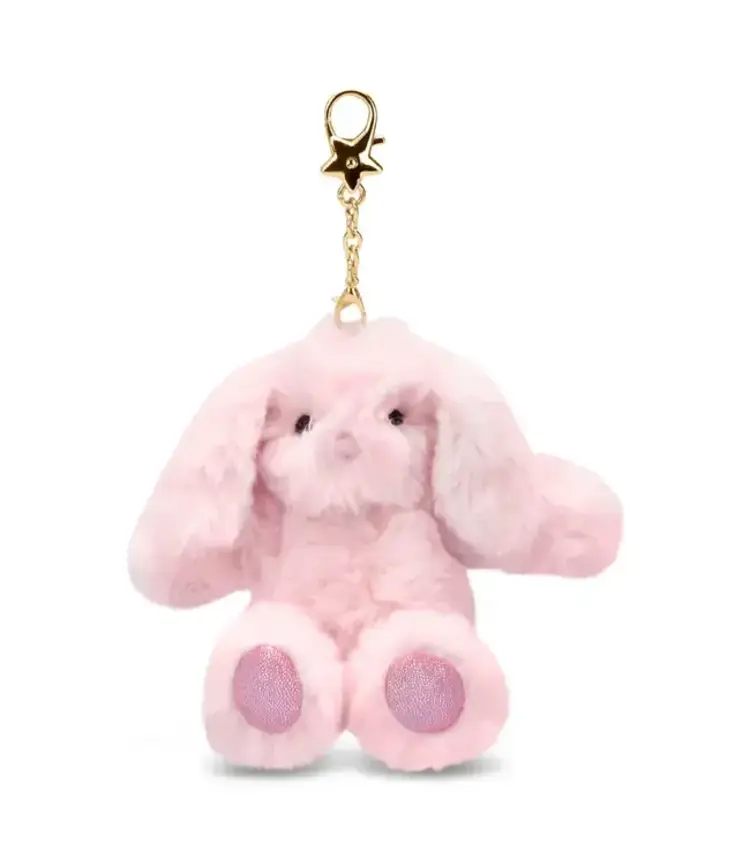 iScream Pink Bunny Charm Clip Bag Buddy