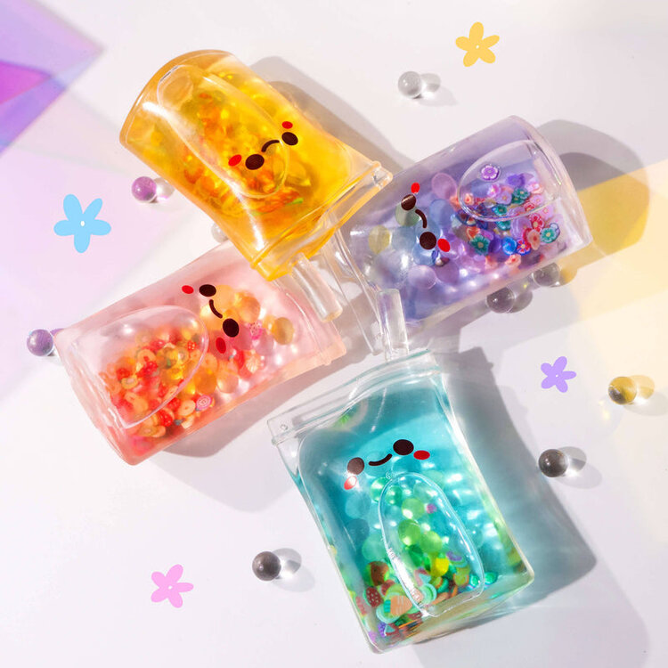 Kawaii Slime Kawaiian Sun Fruit Juice Sensory Toy