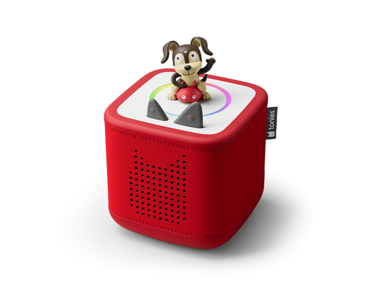 Tonies TonieBox 2 Starter Set | Playtime Puppy (Red)