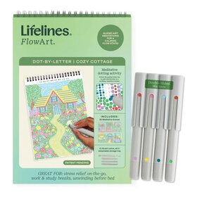 Lifelines FlowArt | Dot-By-Letter, Cozy Cottage