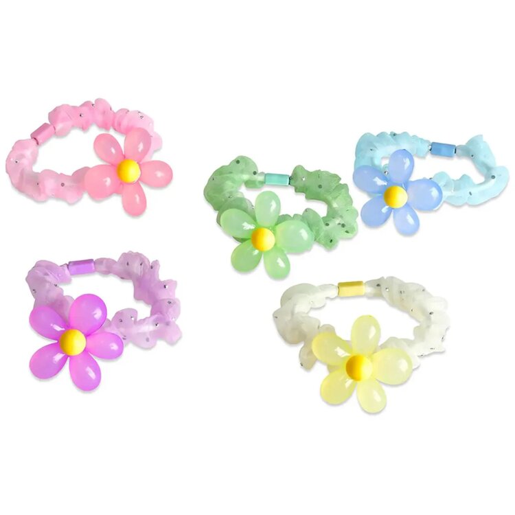 iScream Flower Hair Tie Set | 5 pc