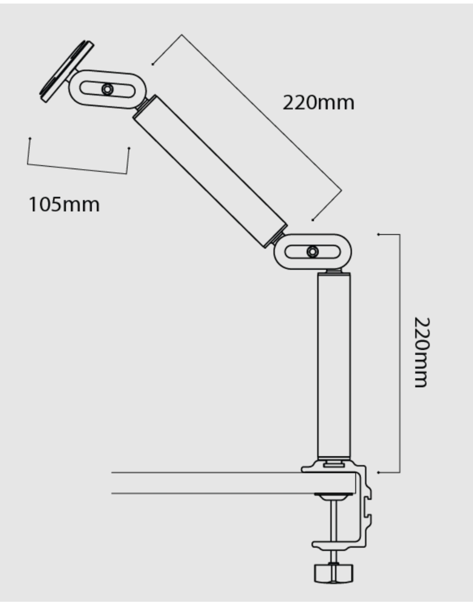 Studio Proper PRDER ORDER Studio Proper iPad Connect Arm ETA Early August