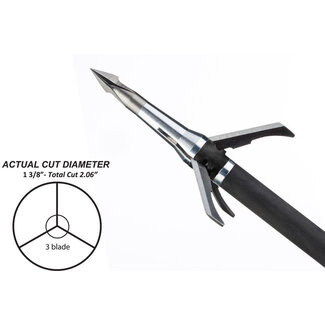 Grim Reaper Grim Reaper Pro Series 100 Grain 3 Blade 1.375" Cut