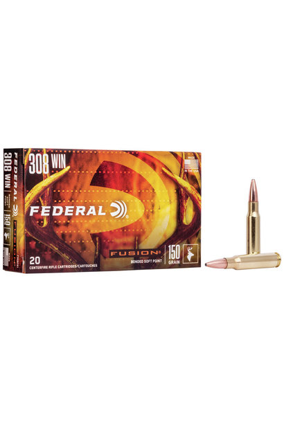 Federal Fusion 308 Winchester 150gr Bonded SP 20rd