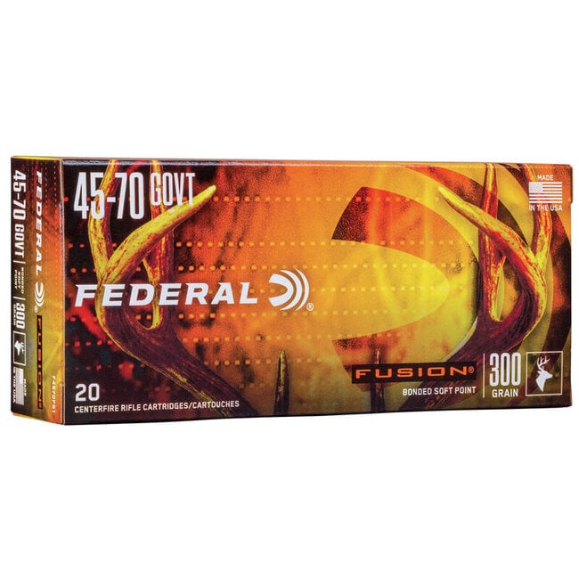 Federal Fusion 45-70 Government 300gr Bonded SP 20rd