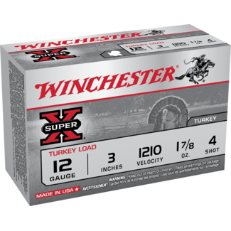Winchester Winchester Super X Turkey 12GA 3" 1 7/8oz #4