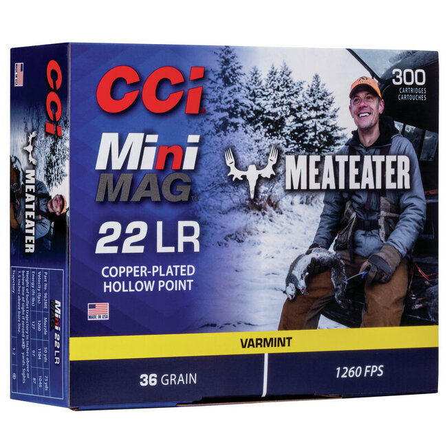 CCI Mini Mag Meat Eater 22 LR 36 Grain CPHP 300rds
