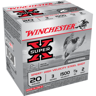 Winchester Winchester Xpert 20ga 3" #2 Steel 7/8oz 1500 FPS 25rd